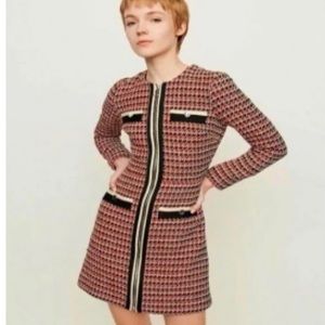NWT Maje Romane Tweed Mini Dress
